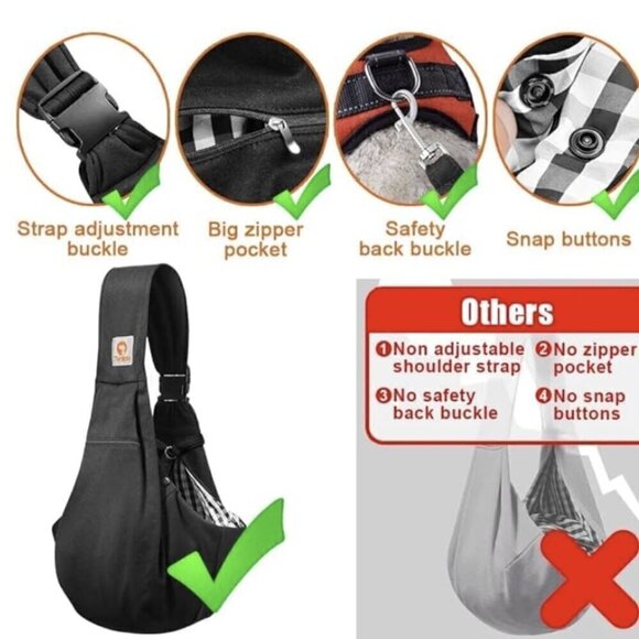 Tomkas small dog sling - Picture 2 of 7